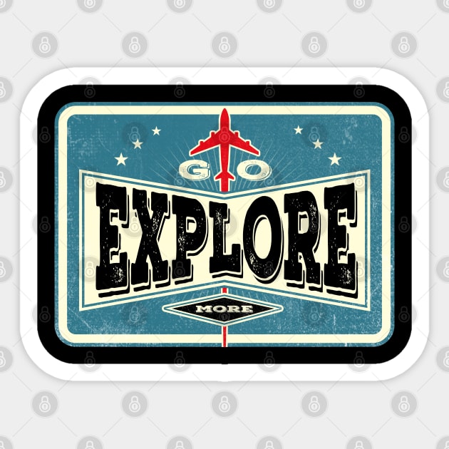 Go Explore More Sticker by Citrus Canyon